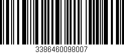 Código de barras (EAN, GTIN, SKU, ISBN): '3386460098007'