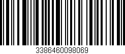 Código de barras (EAN, GTIN, SKU, ISBN): '3386460098069'