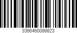 Código de barras (EAN, GTIN, SKU, ISBN): '3386460098823'