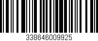 Código de barras (EAN, GTIN, SKU, ISBN): '338646009925'