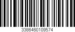 Código de barras (EAN, GTIN, SKU, ISBN): '3386460109574'
