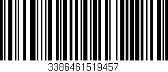 Código de barras (EAN, GTIN, SKU, ISBN): '3386461519457'