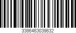 Código de barras (EAN, GTIN, SKU, ISBN): '3386463039632'