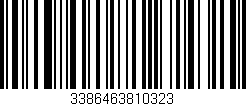 Código de barras (EAN, GTIN, SKU, ISBN): '3386463810323'