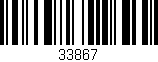 Código de barras (EAN, GTIN, SKU, ISBN): '33867'