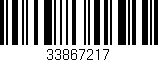 Código de barras (EAN, GTIN, SKU, ISBN): '33867217'