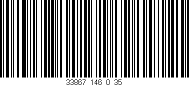 Código de barras (EAN, GTIN, SKU, ISBN): '33867_146_0_35'
