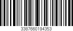 Código de barras (EAN, GTIN, SKU, ISBN): '3387660194353'