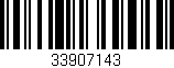 Código de barras (EAN, GTIN, SKU, ISBN): '33907143'