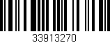 Código de barras (EAN, GTIN, SKU, ISBN): '33913270'