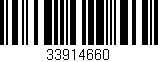 Código de barras (EAN, GTIN, SKU, ISBN): '33914660'