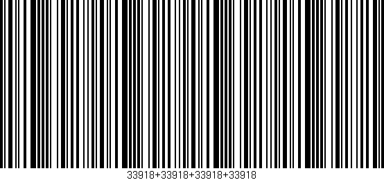 Código de barras (EAN, GTIN, SKU, ISBN): '33918+33918+33918+33918'