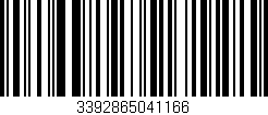 Código de barras (EAN, GTIN, SKU, ISBN): '3392865041166'