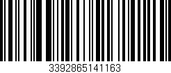 Código de barras (EAN, GTIN, SKU, ISBN): '3392865141163'