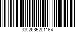 Código de barras (EAN, GTIN, SKU, ISBN): '3392865201164'