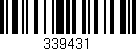 Código de barras (EAN, GTIN, SKU, ISBN): '339431'