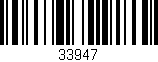 Código de barras (EAN, GTIN, SKU, ISBN): '33947'