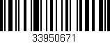 Código de barras (EAN, GTIN, SKU, ISBN): '33950671'