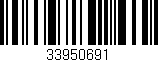 Código de barras (EAN, GTIN, SKU, ISBN): '33950691'