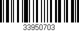 Código de barras (EAN, GTIN, SKU, ISBN): '33950703'