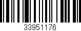 Código de barras (EAN, GTIN, SKU, ISBN): '33951176'