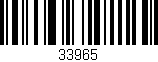 Código de barras (EAN, GTIN, SKU, ISBN): '33965'