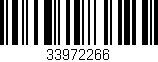 Código de barras (EAN, GTIN, SKU, ISBN): '33972266'
