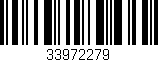 Código de barras (EAN, GTIN, SKU, ISBN): '33972279'