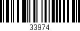 Código de barras (EAN, GTIN, SKU, ISBN): '33974'