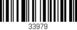 Código de barras (EAN, GTIN, SKU, ISBN): '33979'
