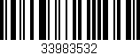Código de barras (EAN, GTIN, SKU, ISBN): '33983532'