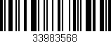 Código de barras (EAN, GTIN, SKU, ISBN): '33983568'