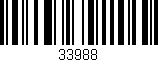 Código de barras (EAN, GTIN, SKU, ISBN): '33988'