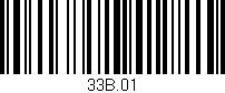 Código de barras (EAN, GTIN, SKU, ISBN): '33B.01'