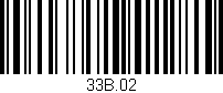 Código de barras (EAN, GTIN, SKU, ISBN): '33B.02'