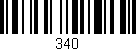 Código de barras (EAN, GTIN, SKU, ISBN): '340'