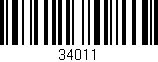 Código de barras (EAN, GTIN, SKU, ISBN): '34011'