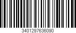 Código de barras (EAN, GTIN, SKU, ISBN): '3401297636090'