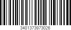 Código de barras (EAN, GTIN, SKU, ISBN): '3401373973026'