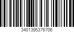 Código de barras (EAN, GTIN, SKU, ISBN): '3401395376706'