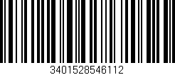 Código de barras (EAN, GTIN, SKU, ISBN): '3401528546112'