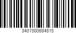 Código de barras (EAN, GTIN, SKU, ISBN): '3401560894615'