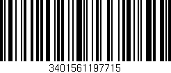 Código de barras (EAN, GTIN, SKU, ISBN): '3401561197715'