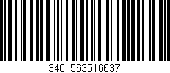 Código de barras (EAN, GTIN, SKU, ISBN): '3401563516637'