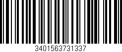 Código de barras (EAN, GTIN, SKU, ISBN): '3401563731337'