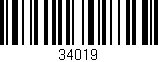 Código de barras (EAN, GTIN, SKU, ISBN): '34019'