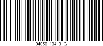 Código de barras (EAN, GTIN, SKU, ISBN): '34050_164_0_G'
