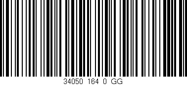 Código de barras (EAN, GTIN, SKU, ISBN): '34050_164_0_GG'