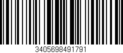 Código de barras (EAN, GTIN, SKU, ISBN): '3405698491791'