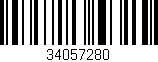 Código de barras (EAN, GTIN, SKU, ISBN): '34057280'